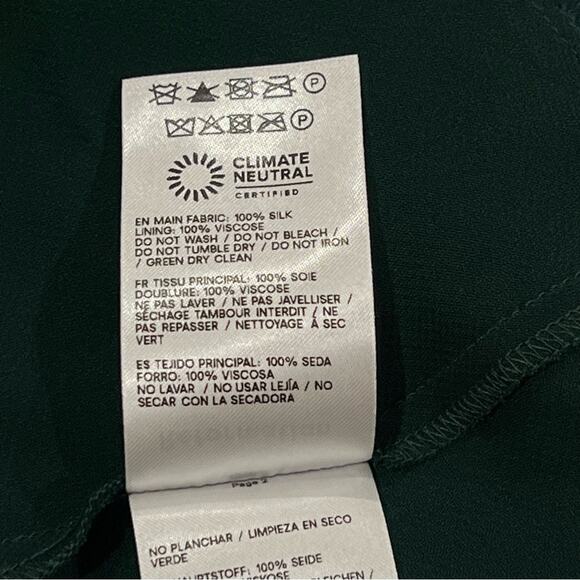 NEW NWT Reformation Anaiis Silk Dress - Picture 7 of 8